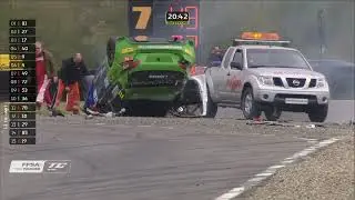 Championnat de France FFSA Tourisme 2023. Race 3 Circuit Paul Armagnac. Big Crash