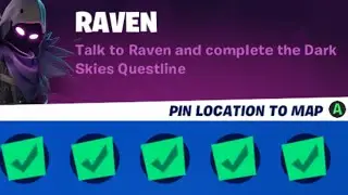 How to complete RAVEN punchcard quests - Fortnite - Season 8