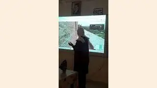 Alhambra palace، using Google maps  in education