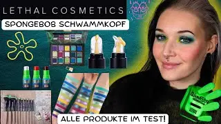 @LethalCosmetics X Spongebob Schwammkopf 🍍 I Test I Swatches, Look & Rabattcode I Indiebrands Neu