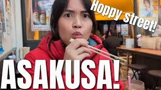 Come with us to get dinner on Hoppy street Tokyo! (Kuroganeya) 