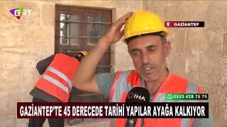 Historical Buildings Recover at 45 Degrees in Gaziantep