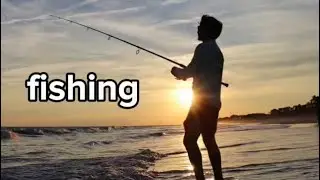 Fishing with family low-key fun time ￼