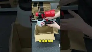 direct sales of lithium battery spray paint gun, #hardware tools #spray paint #factory real shot