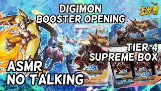 [ASMR] Kayou Tier 4 Supreme Box | Digimon Booster Box Opening (No Talking)