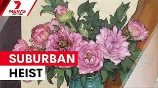 Almost half a million dollars&rsquo; worth of rare art stolen in year-long Kew heist | 7NEWS
