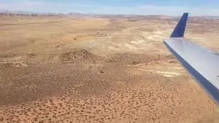 landing at Canyonlands Field Utah on an UA CRJ