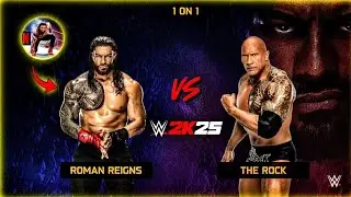 Roman Reigns vs The Rock &ndash; WWE2K25 Netflix Edition (Mobile Gameplay)