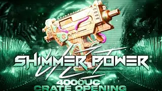 New Upgradable Uzi Skin || Shimmer Power Spin || BGMI || 4000uc Crate Opening #bgmi #crateopening