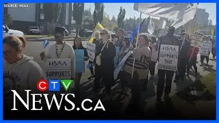 Health-care workers rallying in Red Deer | CTV News Red Deer: Oct. 3, 2025