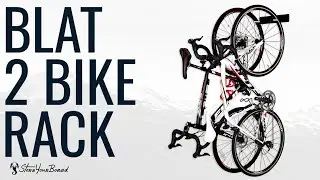 BLAT 2 Bike Wall Rack | Heavy-Duty Garage Organizer