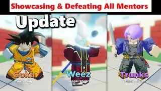 Mentors Update! Whis & Goku & Trunks Showcase In Dragon Soul