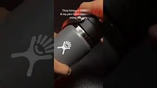Đập hộp b&igrave;nh giữ nhiệt Hydro Flask Wide Flex Sip Lid 16oz | Mac Center