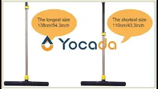 Yocada Floor Squeegee Scrubber✔