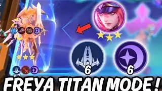 FREYA STARGAZER TITAN MODER ! GILAK SAKIT BANGET COY  ! MAGIC CHESS GO GO