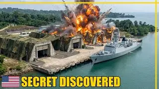 US Discovers Secret Chinese Naval Base in Africa  - Submarine Pens - 3k Miles From Florida