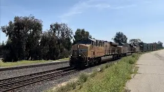 Union Pacific 8070 leading the ZLCBR through Marysville