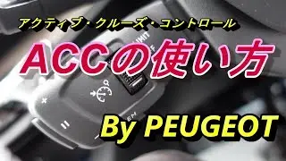 【プジョー】プジョーACC（アクティブ・クルーズ・コントロール）の使い方