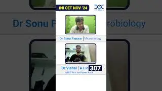 INI-CET Nov' 24 AIR 307 Success Story | Study Tips & DocTutorials Journey |  #doctutorials
