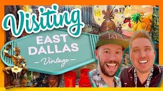 Visiting East Dallas Vintage Shop! Antique Shopping Vlog in Dallas Texas! 🛒🗿