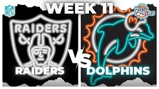Las Vegas Raiders vs Miami Dolphins - Week 11 | The Game Preview | EP. 488 | 2024-2025