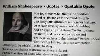 To be or not to be...