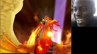 When Phoenix saves you, but also hits Rinoa (The boss's hostage) :( - FFVIII Remastered