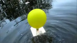 Luftballon boot projekt 2 basteln