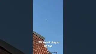 Amazing footage of a tic tac ufo can&rsquo;t believe I wasn&rsquo;t there to see it 😲👽🛸