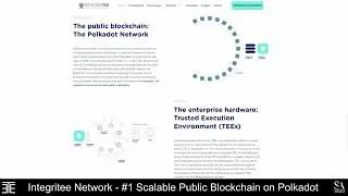 Integritee Network   #1 Scalable Public Blockchain on Polkadot #000