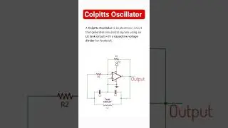 Colpitts Oscillator: working principle and circuit
