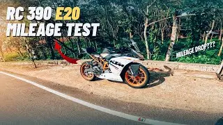 Ktm rc 390 bs3 e20 petrol mileage test