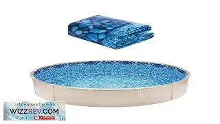 VEVOR 21 ft Round Above Ground Pool Liner Overlap Pool Liners Standard Gauge