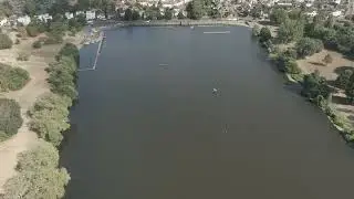 Danson park lake fly over