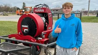 Driving 10 Hours To Buy A Brand New Ferris FB3000 Stand On Leaf Blower!