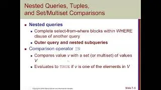 Lecture 7 Complex Queries