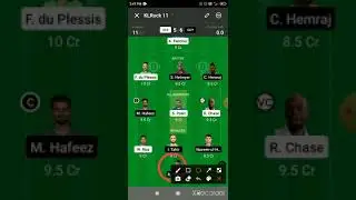 SLK vs GUY cpl SL dream11 team