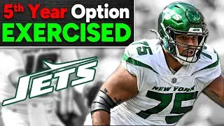 O-Line Getting LOCKED 🔒 IN - Jets Exercise AVT's 5th Year Option!