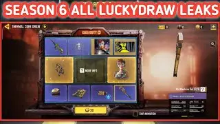 SEASON 6 ALL LUCKY DRAW LEAKS CODM 2022 | SEASON 6 ALL LEGENDARY WEAPON INSPECTION CODM 2022