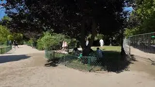 Paris Eifel Park Walk 🔥 🇫🇷 4K Walk with Real Sounds 🇫🇷 Walking Through Paris