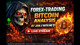 FOREX-TRADING BITCOIN ANALYSIS 07 JAN // WITH ME 💀🔥  #forextrading #trading #stockmarket