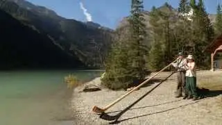 A Kinney Lake Fall Alphorn Moment