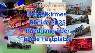 Herbstkirmes Rheine 2025 Rundg&auml;nge &uuml;ber beide Festpl&auml;tze 