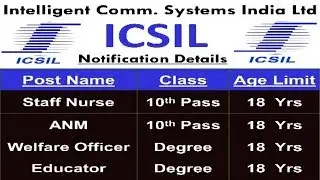 ICSIL Recruitment - सीधी भर्ती - Jobs in July - August - Apply Now