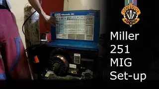 How to set up the Miller 251 MIG Welder - Bill and Brennan at The Generator