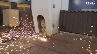M&aacute;y cắt laser EMC-2060HPM Nguồn 12KW tại Th&eacute;p đa h&igrave;nh gia c&ocirc;ng CNC Cường Oanh