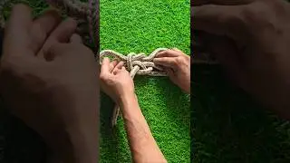 How to tie A Thief knot #knot #woodworking #rope