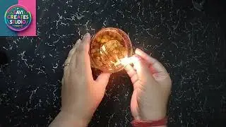 Magic Water Glass Craft ✨ | Beautiful Oil & Water Decoration Idea | Best Out of Waste DIY ✨ #art