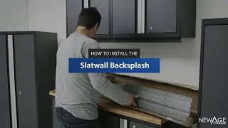 Garage | How to Install the Slatwall Backsplash