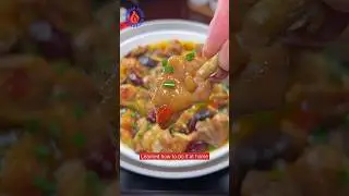 Steamed Chicken with Mushroom and Red Dates #shorts #trending #viral